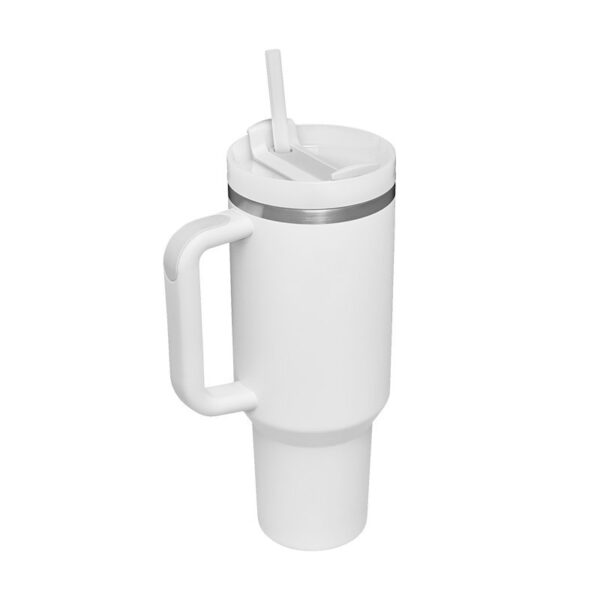 40 Oz Tumbler With Handle Straw Insulated, Stainless Steel Spill Proof Vacuum Coffee Cup Tumbler With Lid Tapered Mug Gifts For Valentine Lover Suitable For Car Gym Office Travel - Image 9