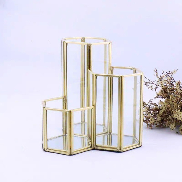 Hexagonal Composite Makeup Brush Holder - Image 2