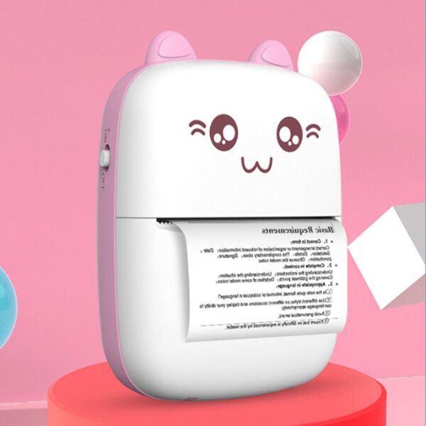 Mini Printer Portable Mini Bluetooth WiFi New Wrong Printer Mobile Phone Photo Title Note Hot Print Pocket Student Error Label Printer - Image 4