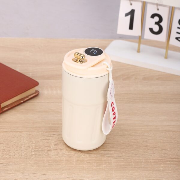 Smart Digital Thermal Bottle Portable Coffee Mug Stainless Steel Water Bottle In-Car Insulated Cup Keep Cold Vacuum Flasks 450ml - Image 6