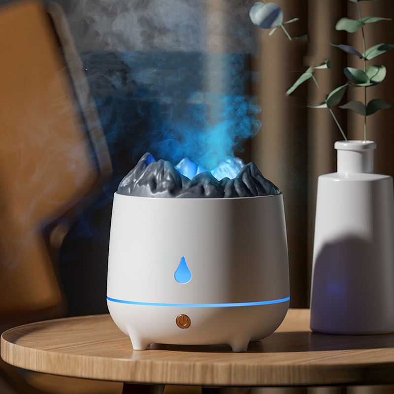 New Volcano Humidifier Flaming Mountain Aromatherapy Machine Volcano Diffuser Home Fog Volume Creativity - Image 5