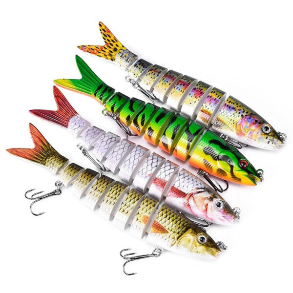 Lure 8 Sections Freshwater Sea Fishing Hard Long Cast - Image 4