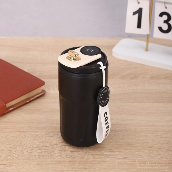 Smart Digital Thermal Bottle Portable Coffee Mug Stainless Steel Water Bottle In-Car Insulated Cup Keep Cold Vacuum Flasks 450ml - Image 4