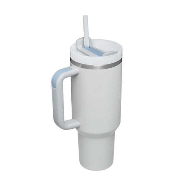 40 Oz Tumbler With Handle Straw Insulated, Stainless Steel Spill Proof Vacuum Coffee Cup Tumbler With Lid Tapered Mug Gifts For Valentine Lover Suitable For Car Gym Office Travel - Image 5