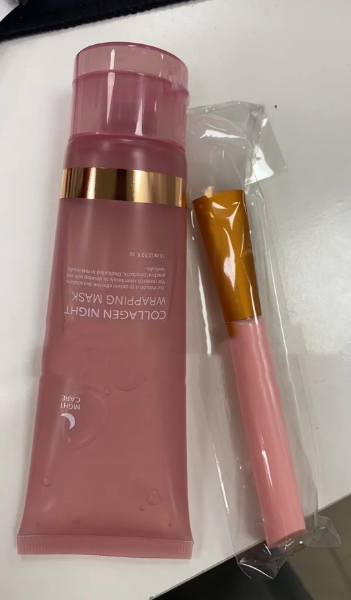 Face Night Mask Collagen Wrapping Mask Natural Ingredients Firming Elasticity & Hydration Anti-wrinkle For Skin Care - Image 8