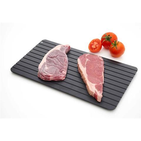 Fast Defrosting Tray Thaw  Kitchen Quick Aluminum Thaw Plate - Image 7