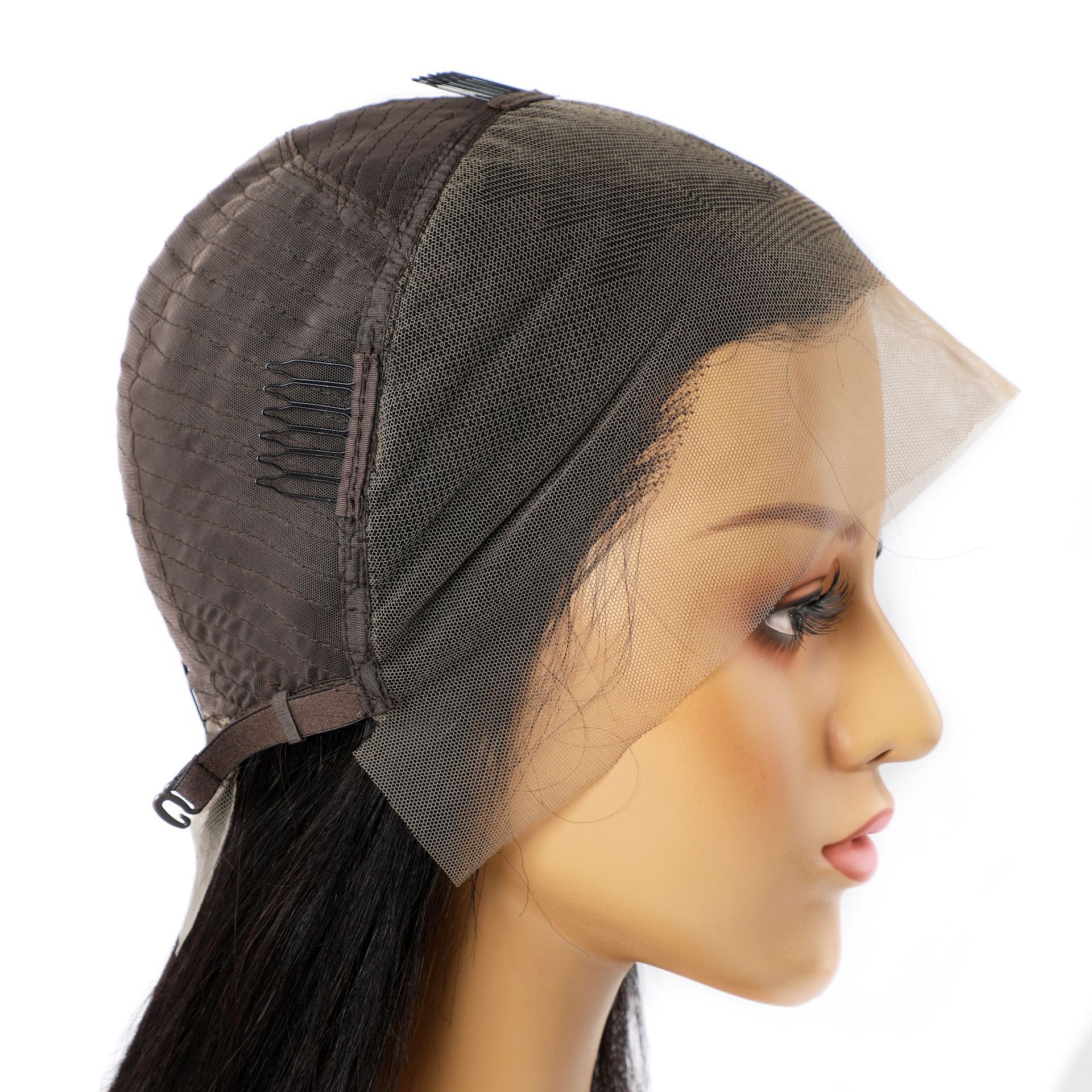 Real Human Hair Wig Lace Hair Set 9a Hair Quality Straight Hair - Image 2