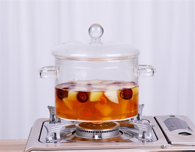 Glass Pot Stove Pot Kitchen Transparent Mini Soup Pot Stove Stove Cooking Tools Accessories - Image 10