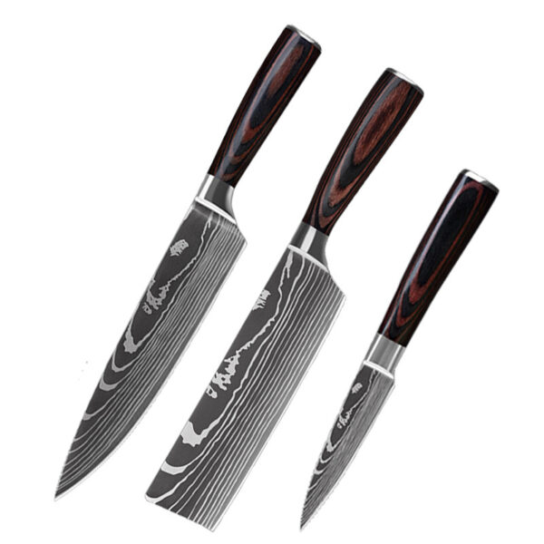 6 Piece Set 8 Piece Set 10 Piece Set Knife Chef's Knife Chef's Knife Kitchen Knife Cooking - Image 6