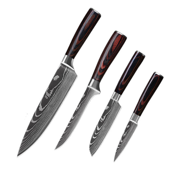 6 Piece Set 8 Piece Set 10 Piece Set Knife Chef's Knife Chef's Knife Kitchen Knife Cooking - Image 3