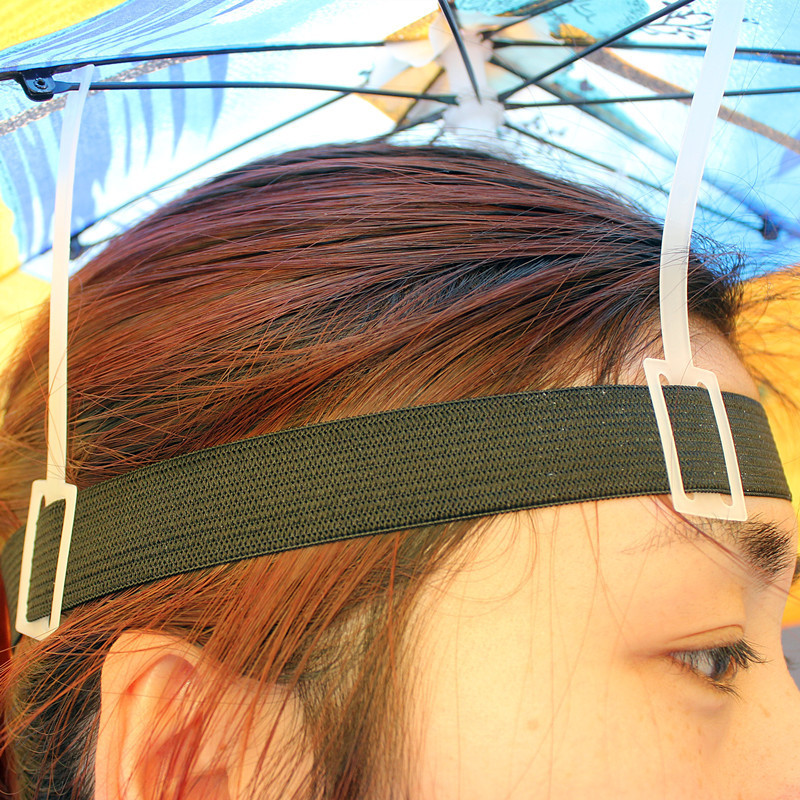 55 65cm Outdoor Fishing Sunshade Waterproof Camping Hiking Fishing Holiday Folding Sunhat - Image 3