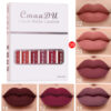 6 Boxes Of Matte Non-stick Cup Waterproof Lipstick Long Lasting Lip Gloss - Image 4