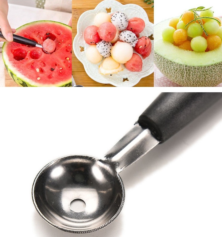 Double-headed Stainless Steel Watermelon Digger - Image 2