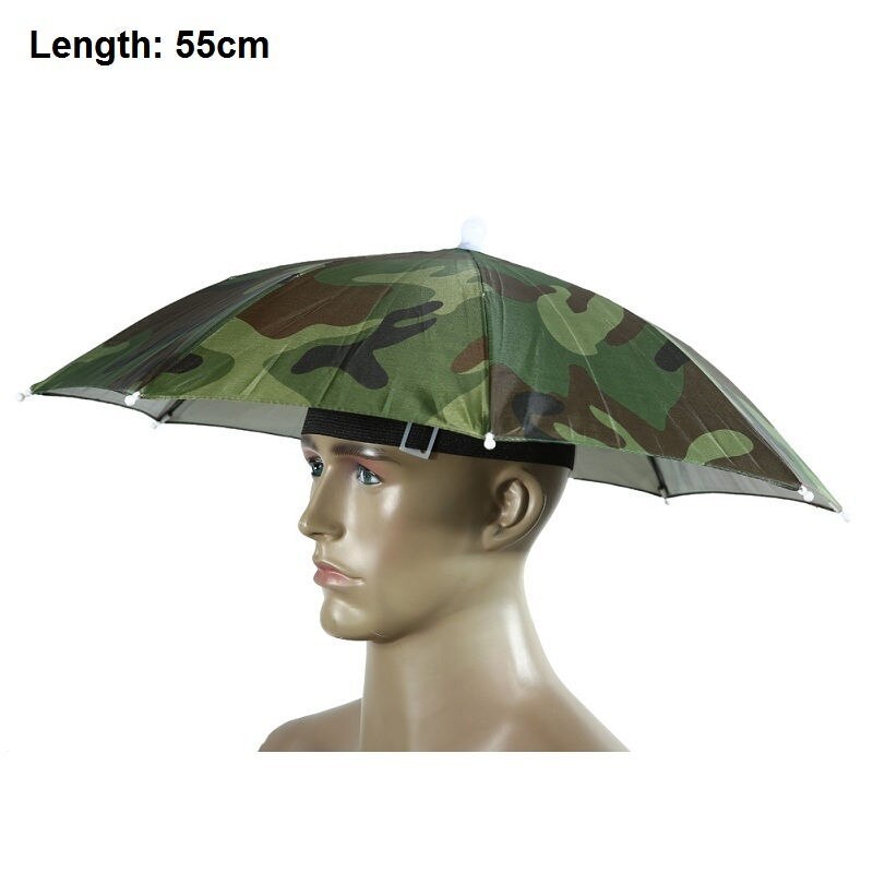 55 65cm Outdoor Fishing Sunshade Waterproof Camping Hiking Fishing Holiday Folding Sunhat - Image 7