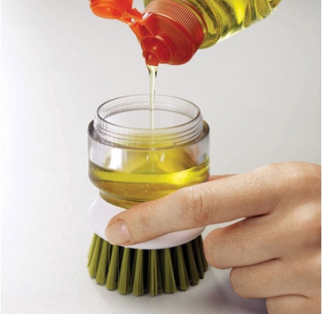 Dishwashing And Pot Washing Brush With Liquid Soap For Tableware - Image 5