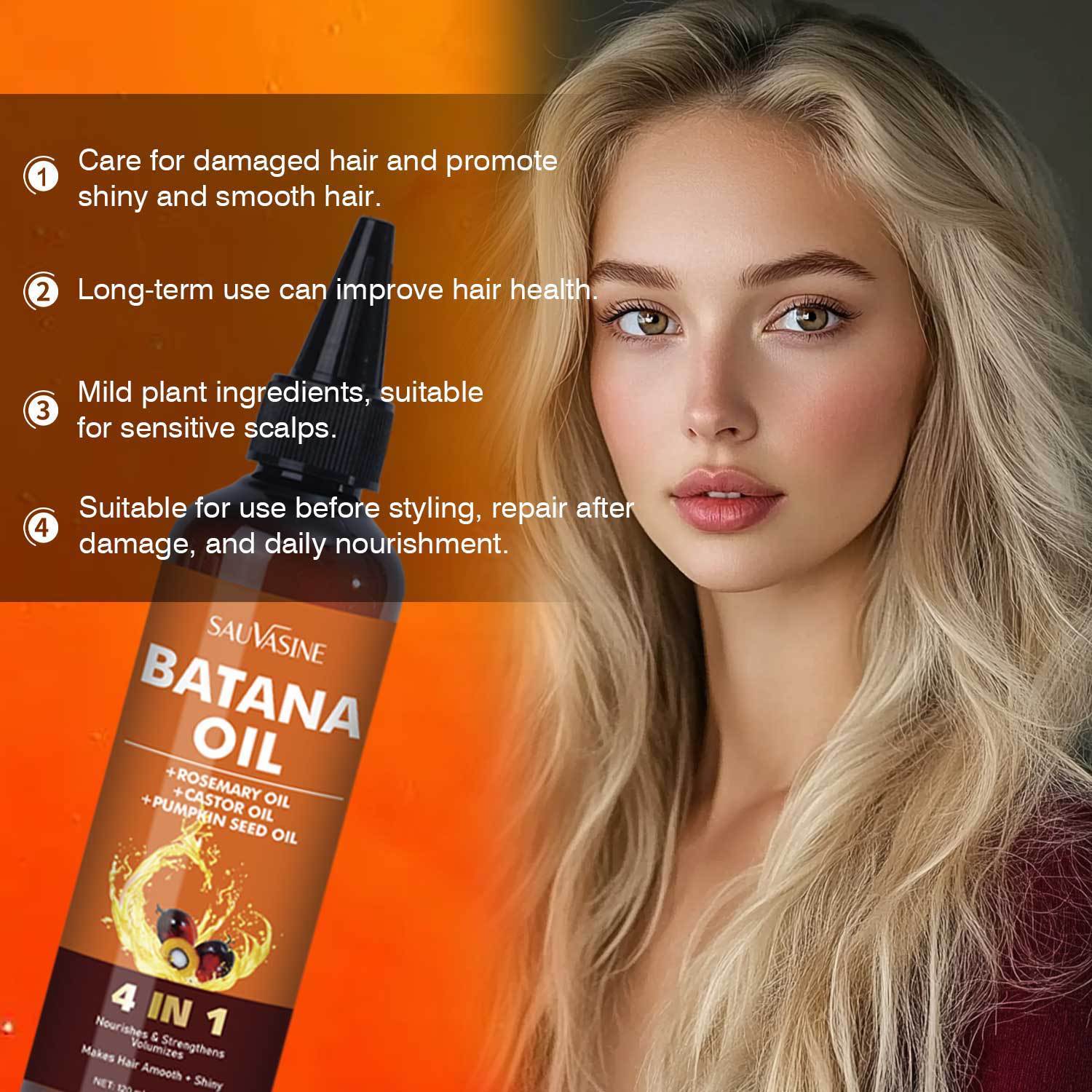 120ml Moisturizing Repair Strong And Tough Anti-hair Loss BATANA OIL - Image 5
