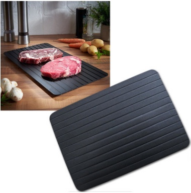 Fast Defrosting Tray Thaw  Kitchen Quick Aluminum Thaw Plate - Image 2