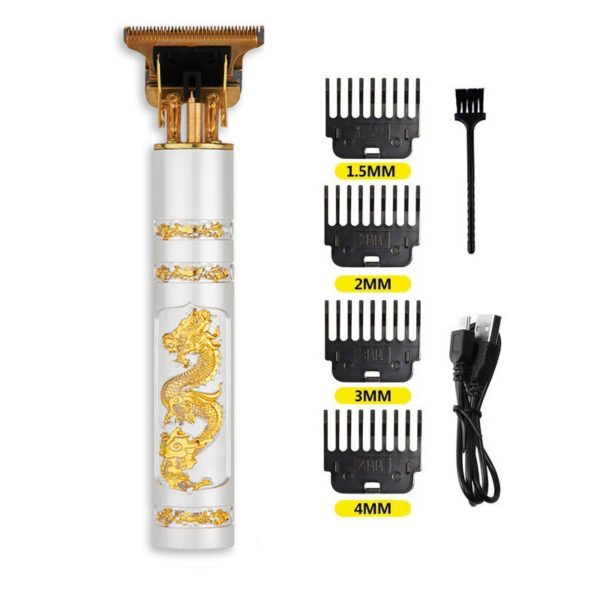 Trim Electric Metal Hair Cutting Knife Clippers Buddha Head Dragon And Phoenix - Image 9