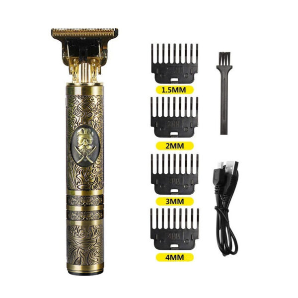 Trim Electric Metal Hair Cutting Knife Clippers Buddha Head Dragon And Phoenix - Image 7
