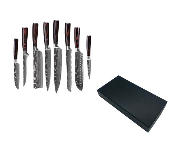 6 Piece Set 8 Piece Set 10 Piece Set Knife Chef's Knife Chef's Knife Kitchen Knife Cooking - Image 4
