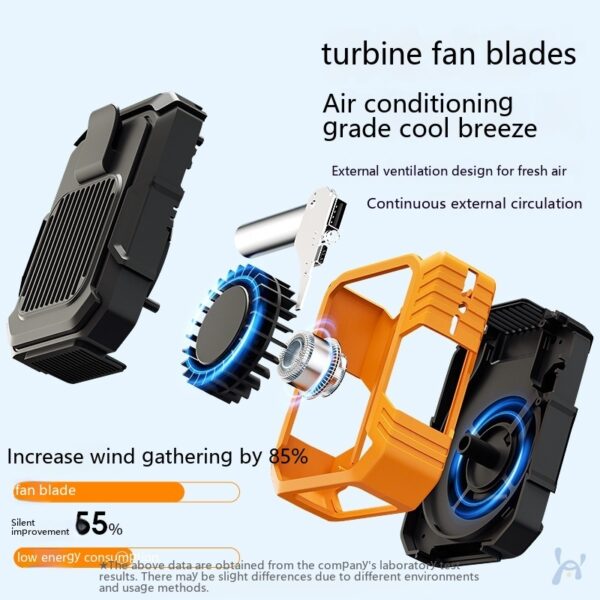 Wrist Hanging Fan With Light USB Power Bank Summer Outdoor Gadget - Image 4